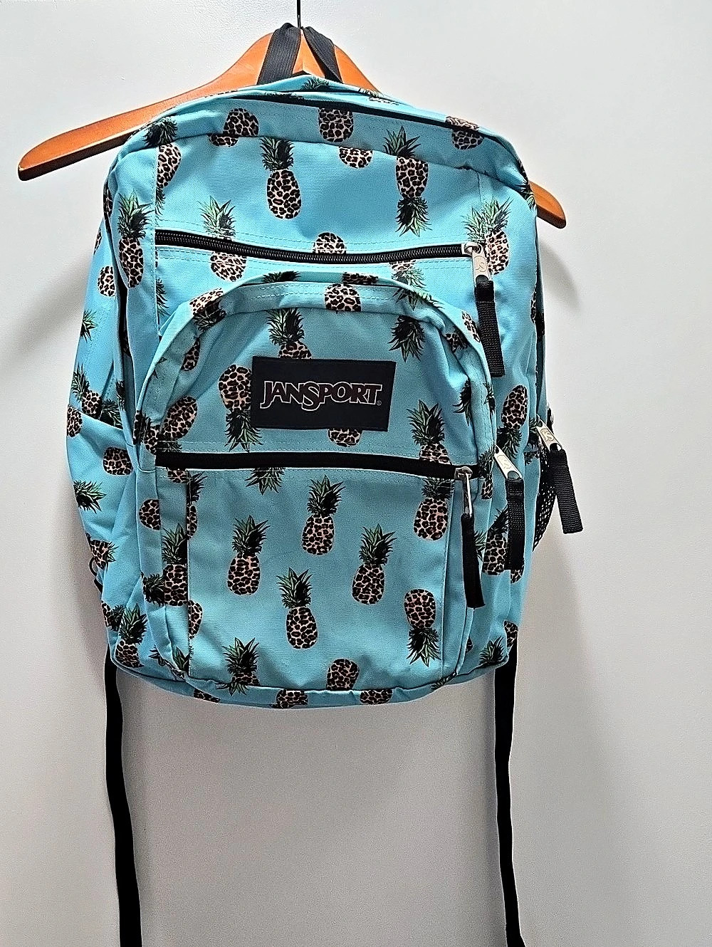 JanSport Big Student Pineapple Backpack Blue & Black